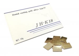 歯科用金属　白金加金合金　JHK18